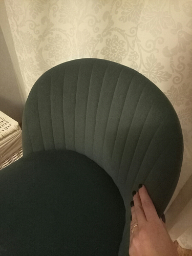 Стул на металлокаркасе Gabi 1 light blue / black / gold фото покупателя 966