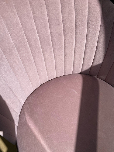 Стул на металлокаркасе Gabi 1 light purple / black / gold фото покупателя 247