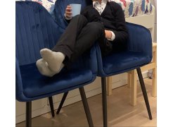 Стул на металлокаркасе Slam тёмно-серый фото покупателя 97