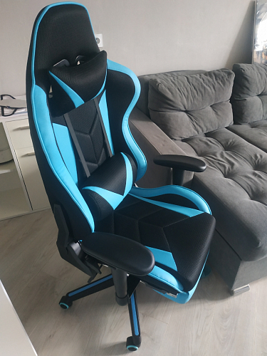 Компьютерное кресло Kano черное / красное фото покупателя 59