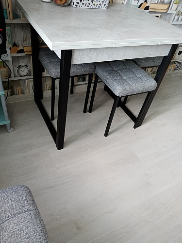 Стол Форли бетон / черный матовый фото покупателя 55