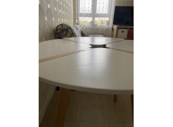 Стол обеденный Jasmine D90 белый фото покупателя 9