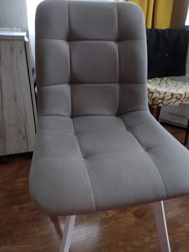 Стул на металлокаркасе Чилли К черный / зеленый фото покупателя 653