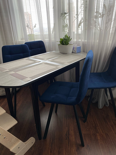 Комплект стульев Чилли 2 шт бежевый / черный фото покупателя 1421