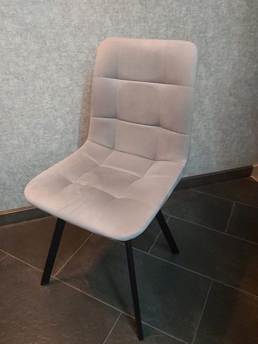 Стул на металлокаркасе Чилли синий / белый фото покупателя 1358