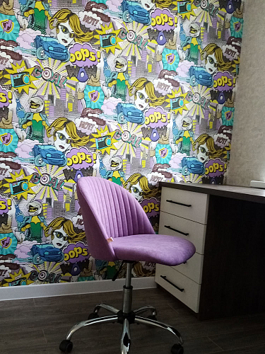 Компьютерное кресло Melody розовое фото покупателя 201