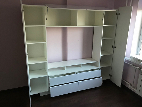 Готовая гостиная Румба белый / белый глянец  - Уцененный экземпляр фото покупателя 80