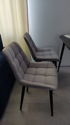 Стул на металлокаркасе Челси бирюзовый / черный фото покупателя 141