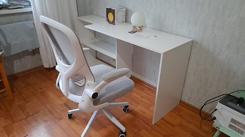 Компьютерное кресло Konfi dark gray / pink / white фото покупателя 195