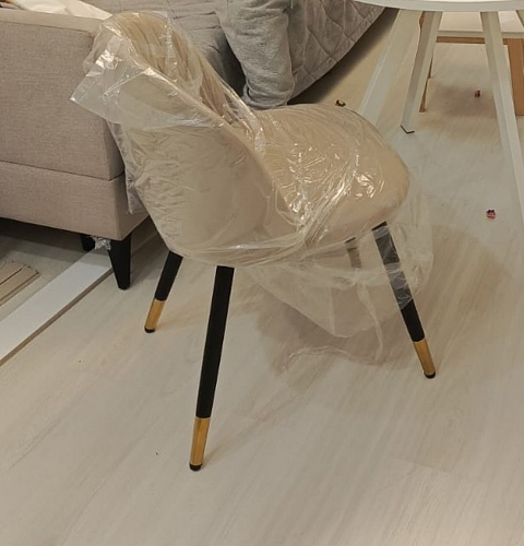 Стул на металлокаркасе Gabi gray / black фото покупателя 605