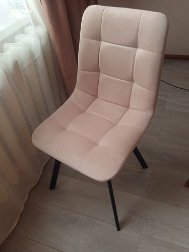 Стул на металлокаркасе Чилли синий / белый фото покупателя 1214