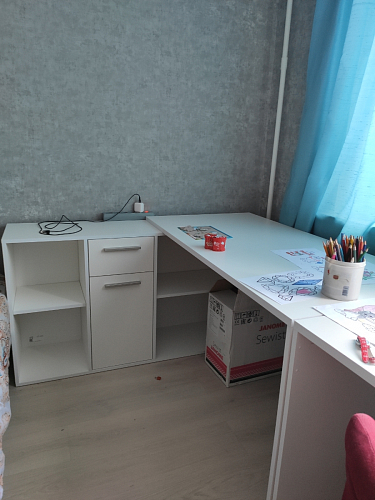 Письменный стол Лайт 03.245F белый гладкий 101 фото покупателя 119