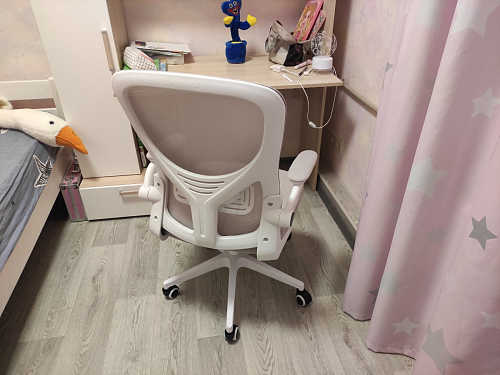 Компьютерное кресло Konfi dark gray / pink / white фото покупателя 168