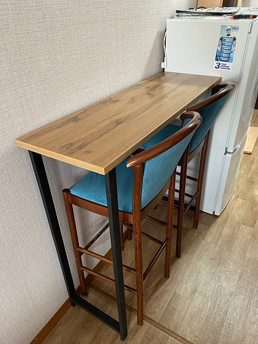 Барная стойка Дилан Лофт 120х50х90 бетон фото покупателя 97