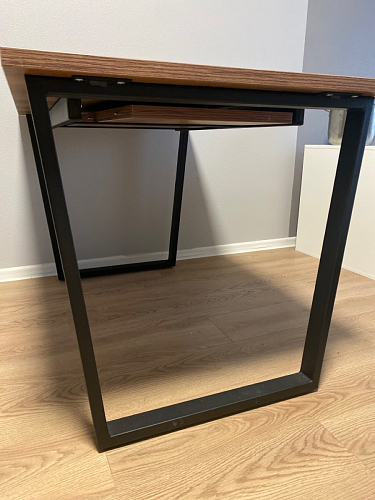 Деревянный стол Лота Лофт 120x75 дуб крафт табачный / черный матовый фото покупателя 308