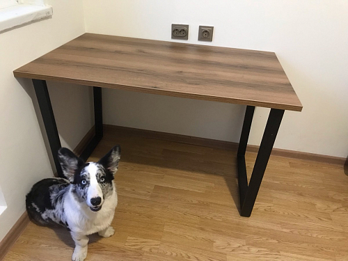 Стол раскладной Лота Лофт 120 25 мм юта / черный матовый фото покупателя 598