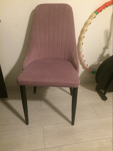 Стул на металлокаркасе Kora light blue / white фото покупателя 39