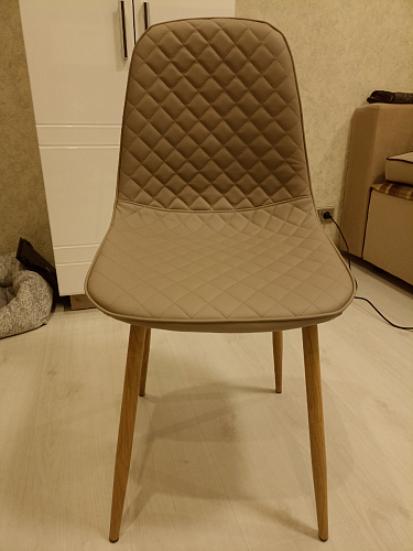 Стул на металлокаркасе Capri голубой фото покупателя 58