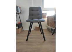 Стул на металлокаркасе Чилли синяя ткань / белый фото покупателя 159