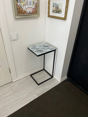 Журнальный столик Геркулес королевский мрамор фото покупателя 2