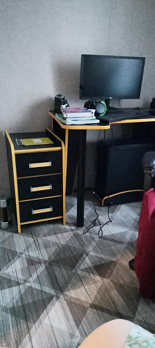 Тумба Ханна черная / красная  - Уцененный экземпляр фото покупателя 109