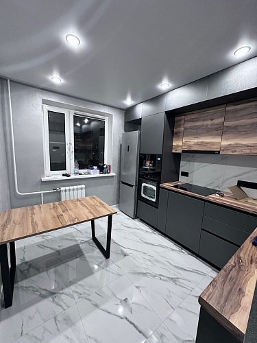 Стол раскладной Лота Лофт 120 25 мм юта / черный матовый фото покупателя 743