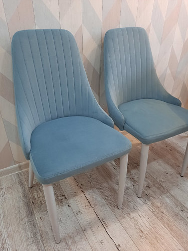 Стул на металлокаркасе Kora green / black фото покупателя 243