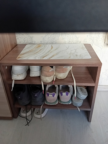 Обувница 550 открытая венге linum фото покупателя 1