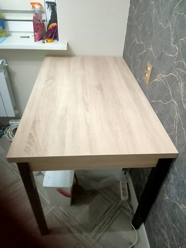 Стол Оригон файерстоун / черный матовый фото покупателя 23