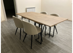 Стул на металлокаркасе Gabi 1 light purple / black фото покупателя 894