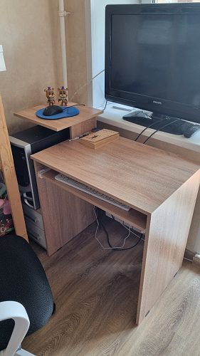 Компьютерный стол Джаз-24 левый венге фото покупателя 20