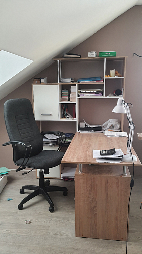 Компьютерный стол КС15 правый дуб сонома фото покупателя 16