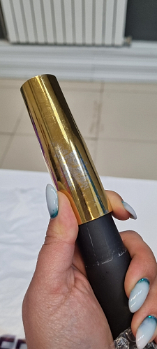 Стул на металлокаркасе Gabi 1 line light blue / black фото покупателя 169