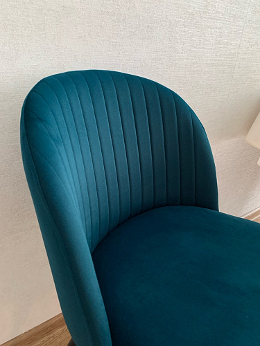 Стул на металлокаркасе Gabi gray / black фото покупателя 335