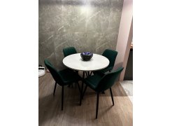 Стул на металлокаркасе Седа К крутящийся светло-серый  / белый фото покупателя 31