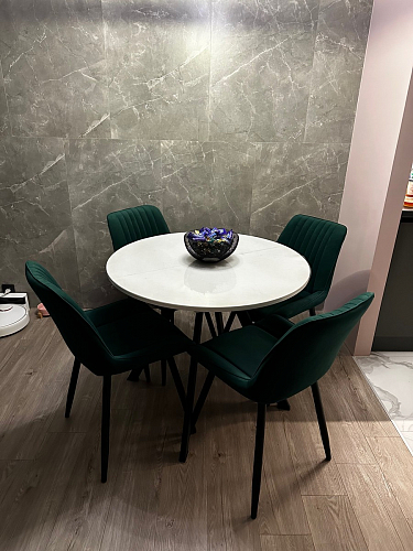 Комплект стульев Вейв 4 шт светло-серый / черный фото покупателя 31