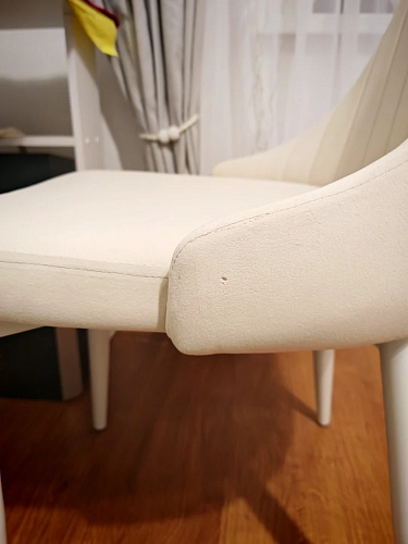 Стул на металлокаркасе Kora white / gray фото покупателя 14