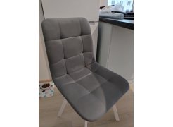 Стул на металлокаркасе Чилли горчичный / белый фото покупателя 89