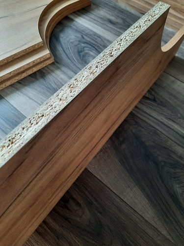 Двуспальная кровать Клауд 160х200 парящая дуб крафт золотой / антрацит фото покупателя 263