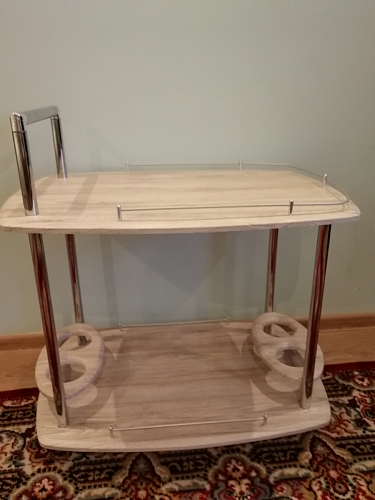 Стол сервировочный Банкет дуб беленый фото покупателя 4