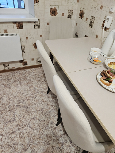 Стул на металлокаркасе Kora dark gray / black фото покупателя 371