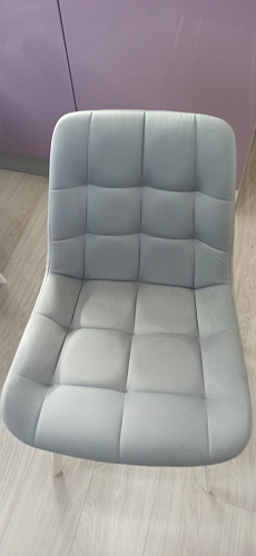 Стул на металлокаркасе Челси бежевый / черный фото покупателя 124