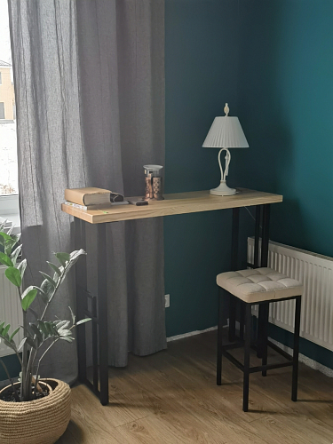 Барный стул Лофт катания лаванда / белый матовый фото покупателя 23