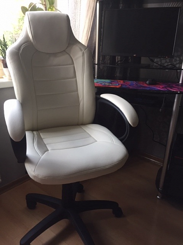 Компьютерное кресло Kadis коричневое / бежевое фото покупателя 89