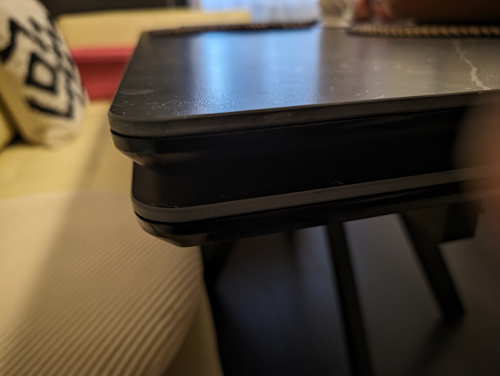 Керамический стол Вилли 140(200)х80х75 черный мрамор shakespeare black / черный фото покупателя 48