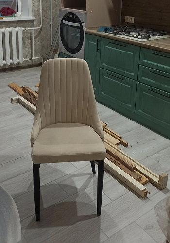 Стул на металлокаркасе Kora gray / black фото покупателя 139