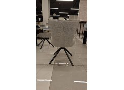 Стул на металлокаркасе Chicago light gray / black legs KD из шоурума 2