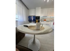 Стол Тулип 90х73 дуб вотан / белый фото покупателя 98