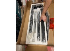 Компьютерный стол Маркос 140х80 светло-серый / черный фото покупателя 46