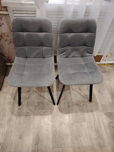 Комплект стульев Чилли 4 шт бежевый / черный фото покупателя 518